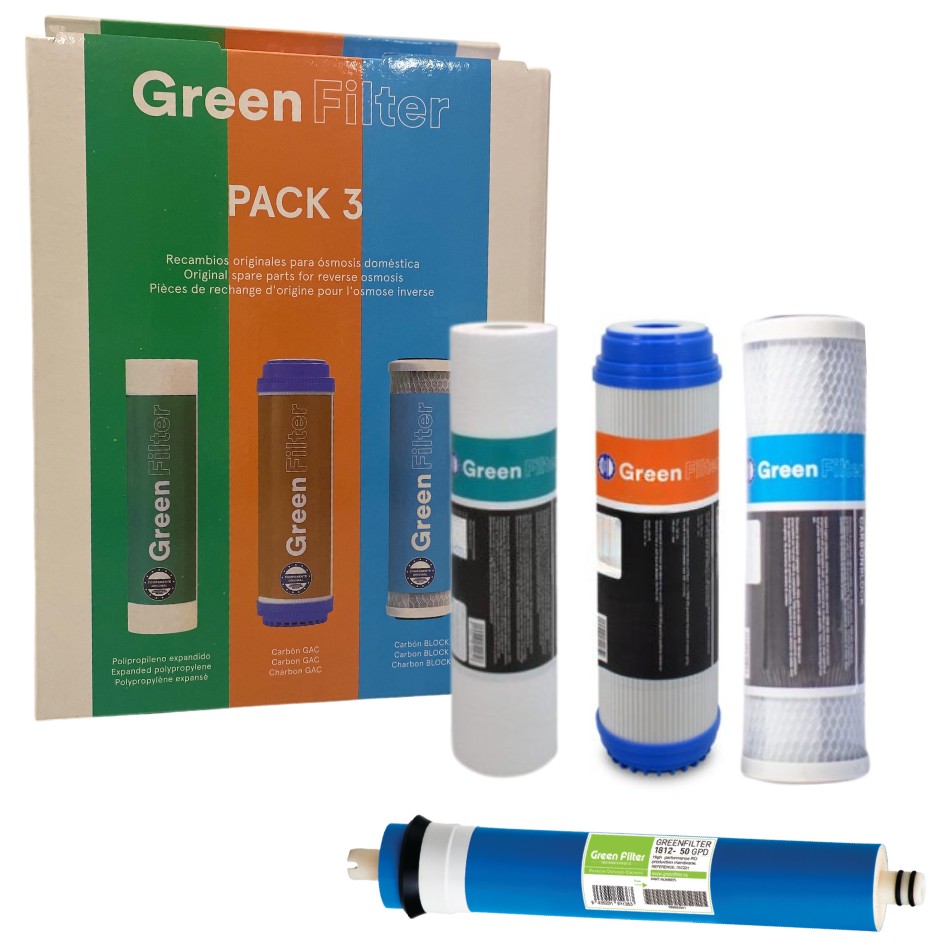 Puricom Pack 3 Green Filter с мембраной