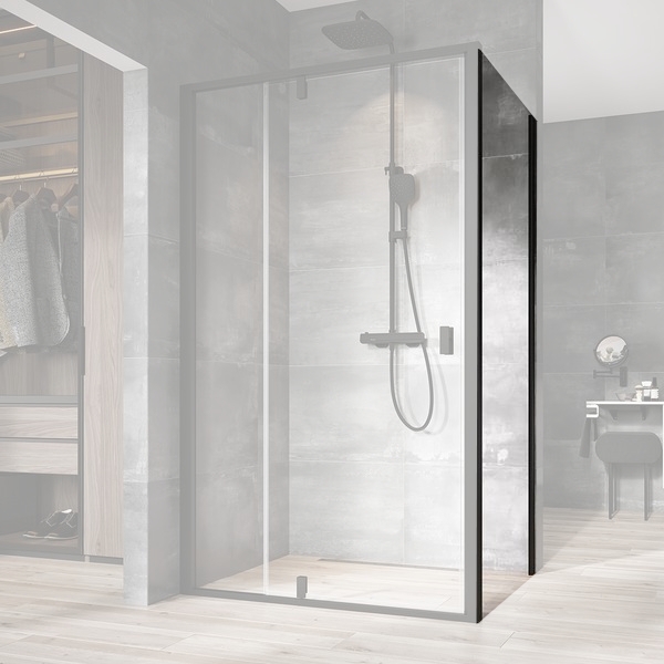 Ravak NPSS-90 Transparent Black 90O70300Z1