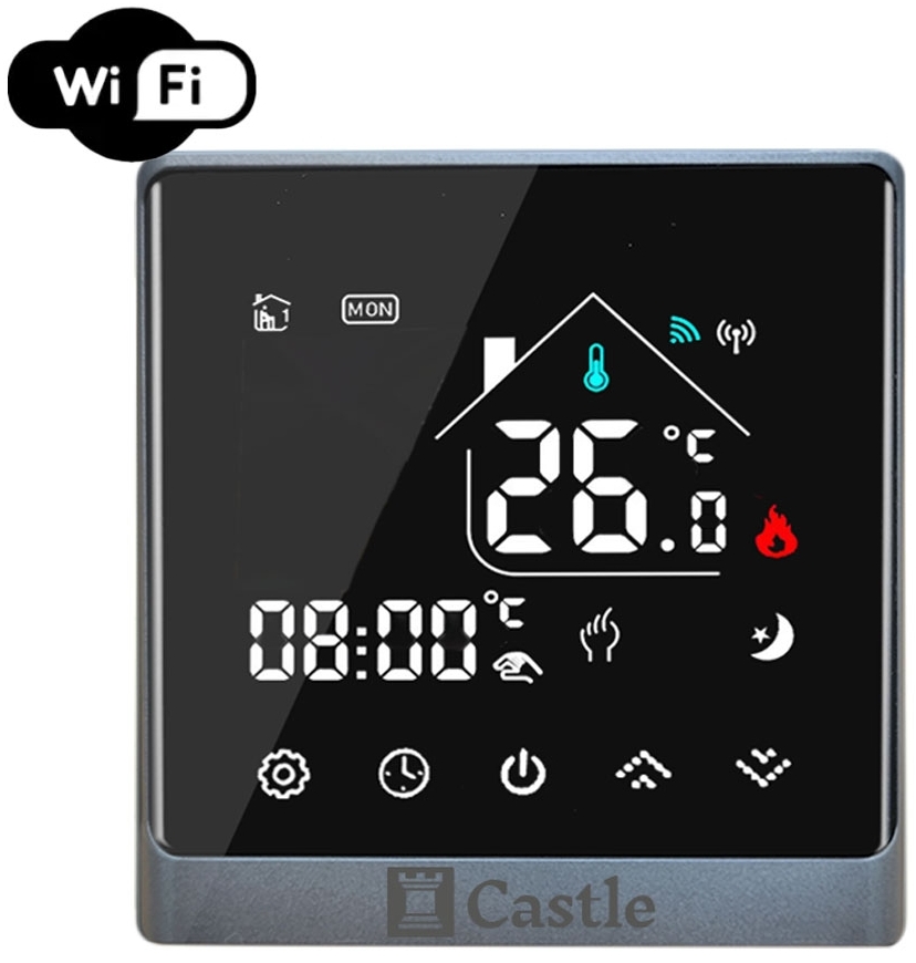 Castle AC8400H WI-FI Чорний-Срібло