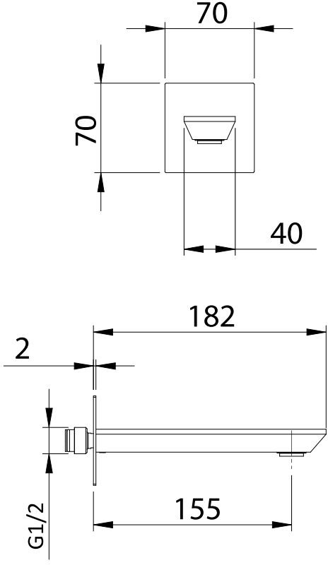 Mariani 173AV5P3/130AV/SFT34/BD00340/760ID Габаритні розміри