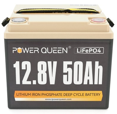 Power Queen LiFePO4 12.8V 50Ah