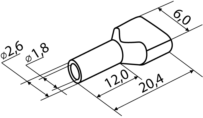 Аско-Укрем ТЕ 1.5-12, 100 шт, чёрные (A0060120007) Габаритные размеры