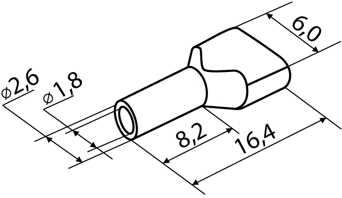 Аско-Укрем ТЕ 1.5-08, 100 шт, чорні (A0060120006) Габаритні розміри