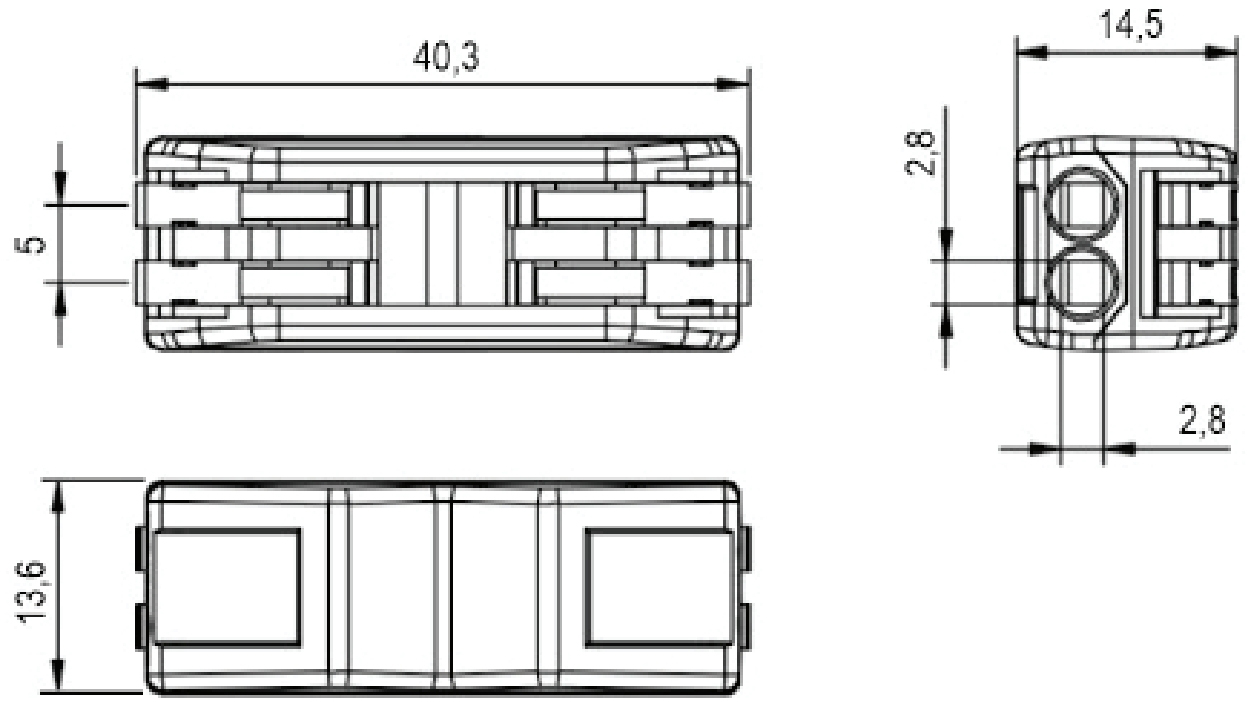 Аско-Укрем PCT-2-2-С (кольорова) (A0130010111) Габаритні розміри