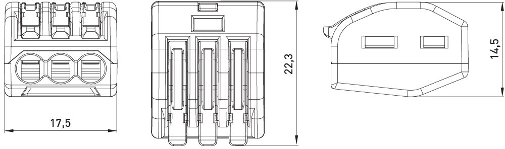 E.NEXT e.lc.pro.pl.3 (p0660002) Габаритні розміри