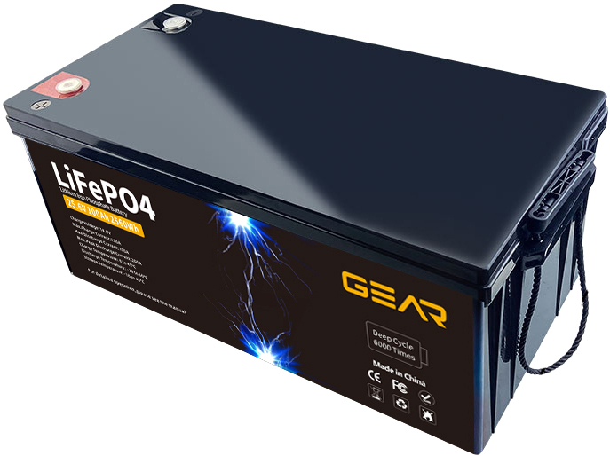 Gear LiFePO4 25.6V 100Ah