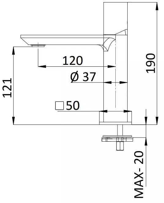 Mariani 5TH AVENUE (380AV6) Габаритные размеры