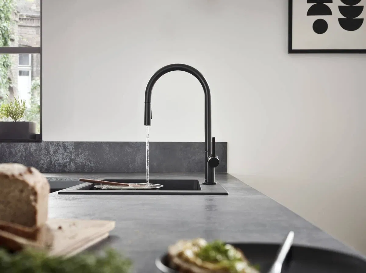 Змішувач для кухні Hansgrohe Talis M54 Matt Black 72800670 ціна 26181 грн - фотографія 2