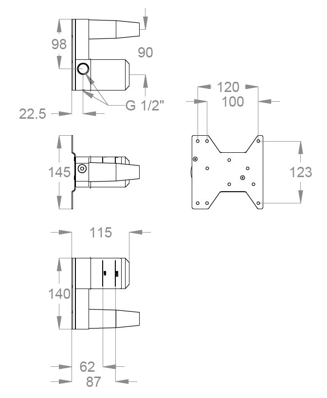 Fir (05.8035.6) Габаритные размеры