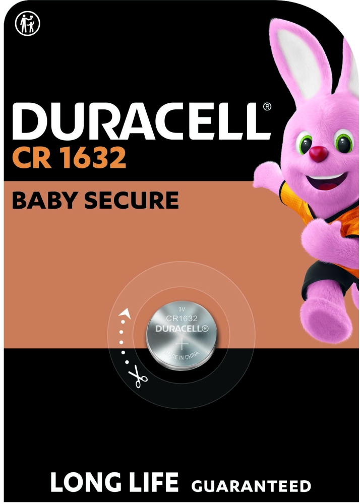 Duracell 1632 3V, (CR1632), 1 шт (DU LI 1632 1BL EU MON/5011068)