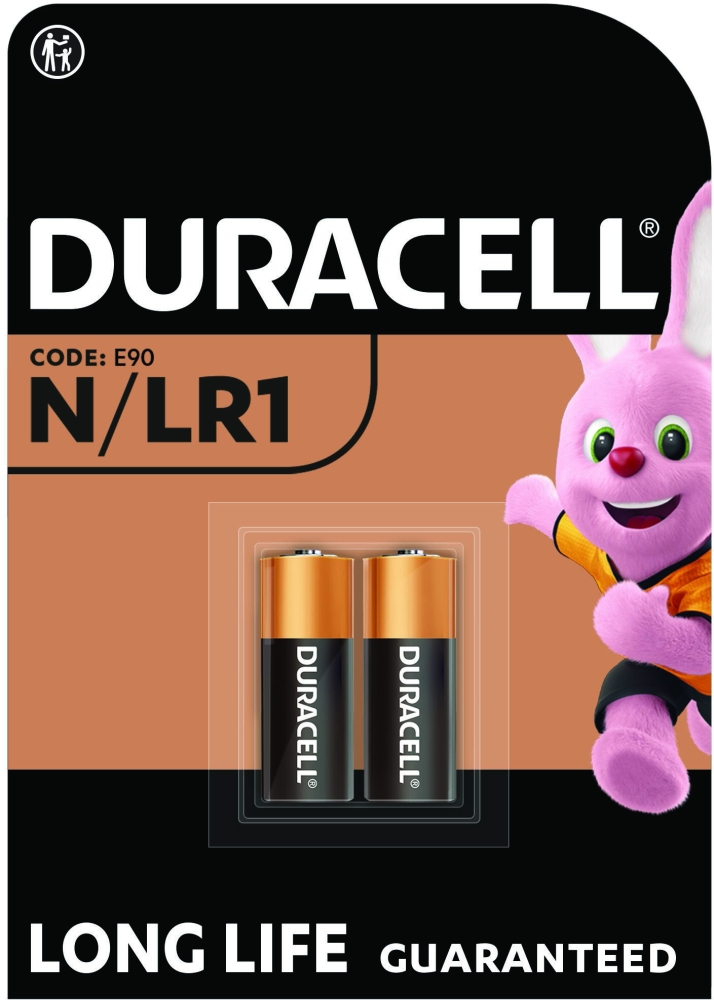 Duracell N 1,5V, (E90 / LR1), 2 шт (DU SPEC N 2BL MON/5007465)