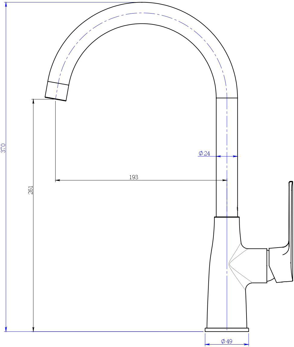 Perla Jack Black PBZ6302B Габаритні розміри