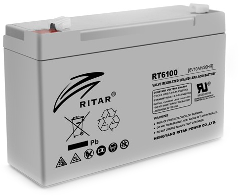 Ritar AGM RT6100, 6V 10Ah White