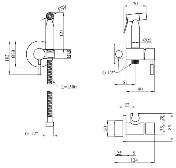 Perla Smart PSS7806 Габаритные размеры