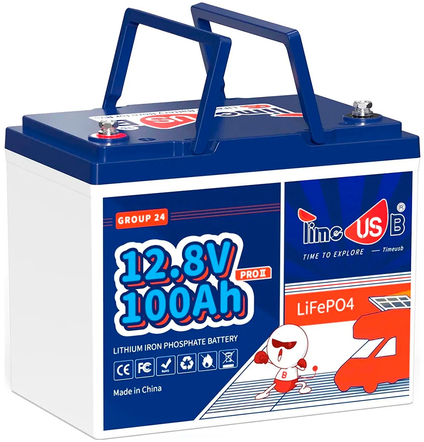 Timeusb 12V-100Ah LiFePo4 (Timeusb-12V100Ah-Pro)