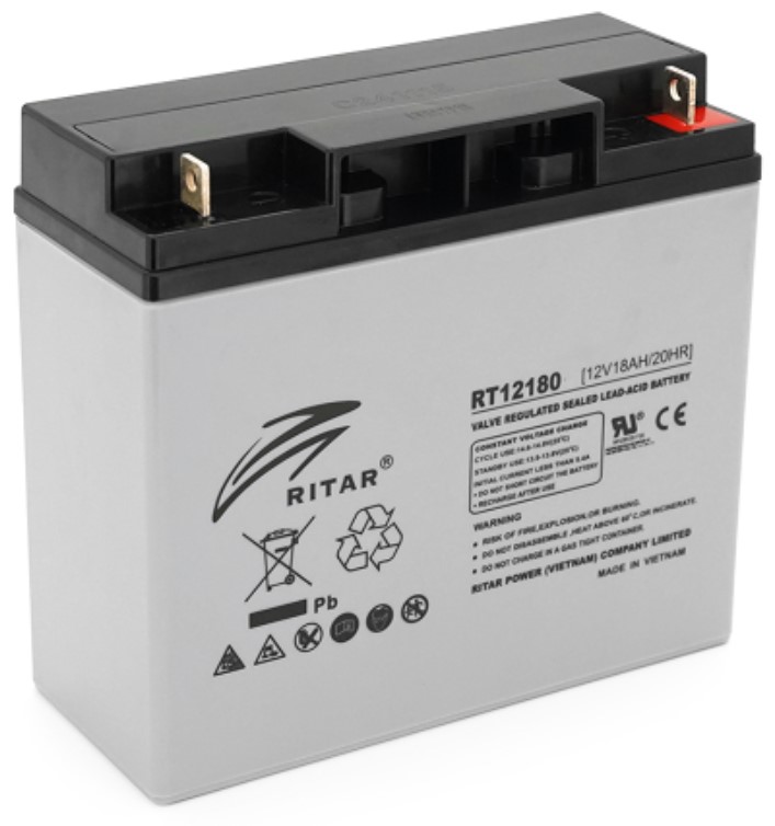 Ritar AGM RT12180GL5, Gray Case, 12V 18.0Ah