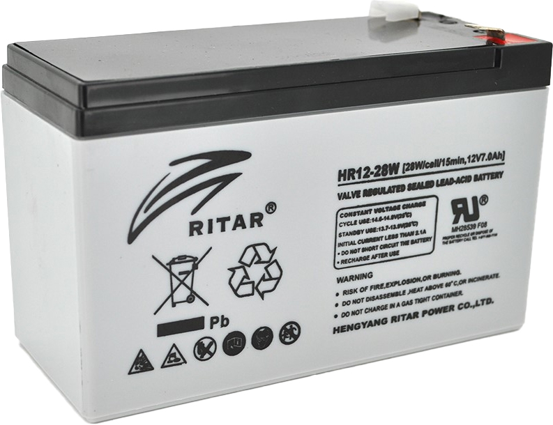 Ritar AGM HR1228W, Gray Case, 12V 7.0Ah