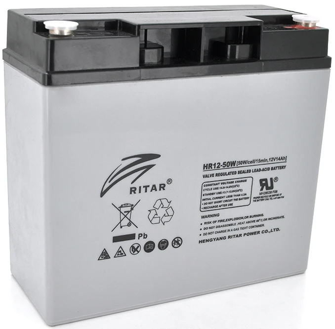 Ritar AGM HR1250W, Gray Case, 12V 14Ah