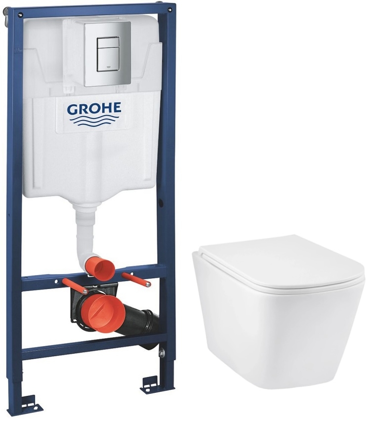 Grohe Rapid SL 3 в 1 38772001 + Kroner Eifel WHI493436 Tornado