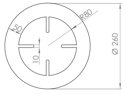 Prana MC1502 Color Габаритні розміри