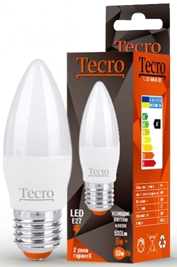 Tecro 6W E27 4000K (TL-C37-6W-4K-E27)