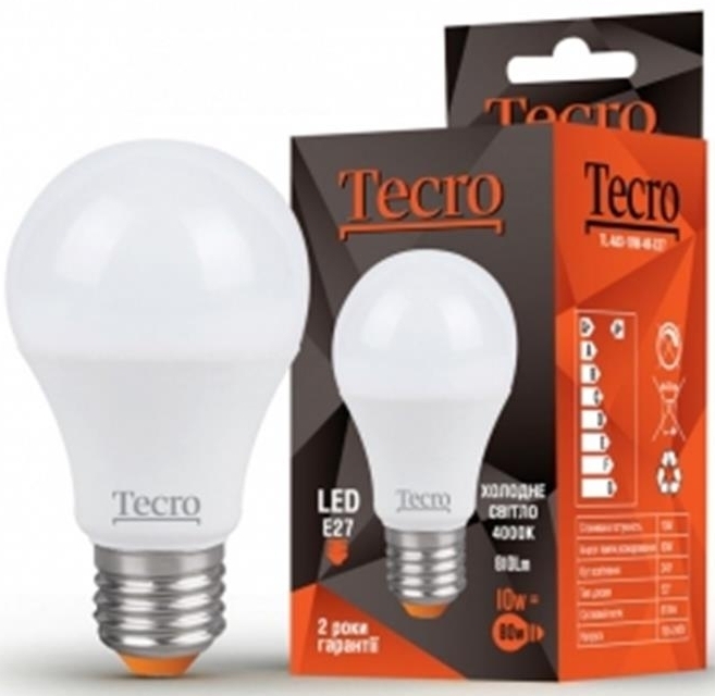 Tecro 10W E27 4000K (TL-A60-10W-4K-E27)