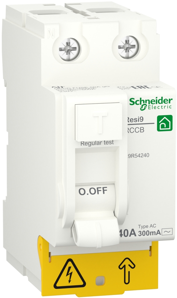 Schneider Electric RESI9 2P 40A 300mA АС (R9R54240)