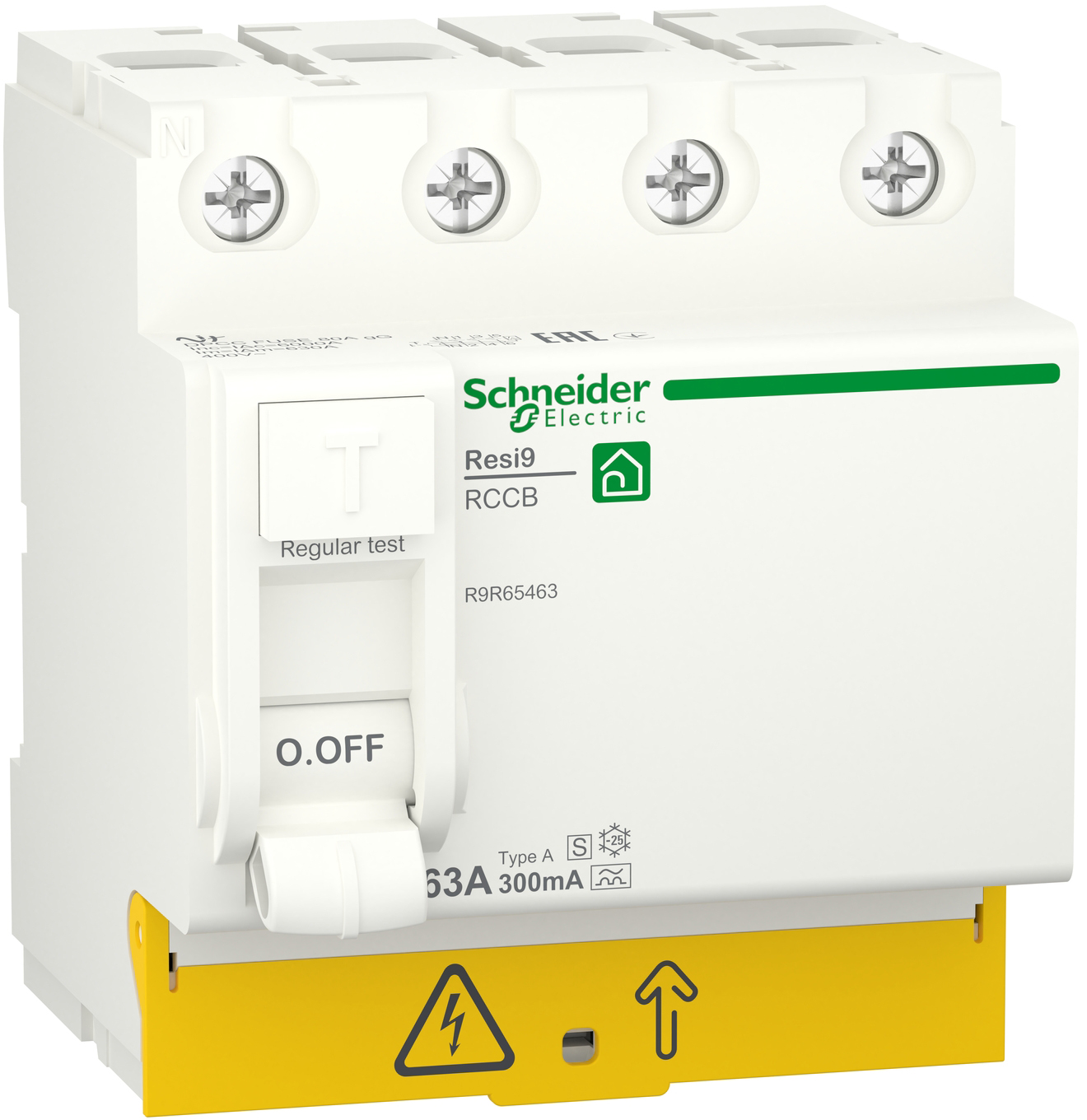 Schneider Electric RESI9 4P 63A 300mA А-S (R9R65463)
