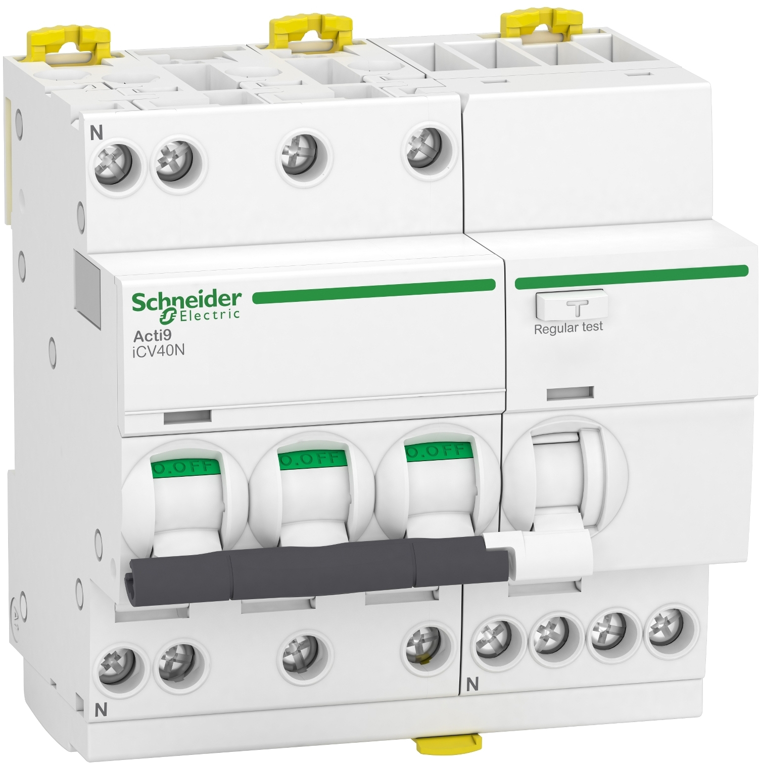 Дифференциальный выключатель Schneider Electric Acti9 iCV40 6kA 3P+N 16A C 30mA AC (A9DE3716)