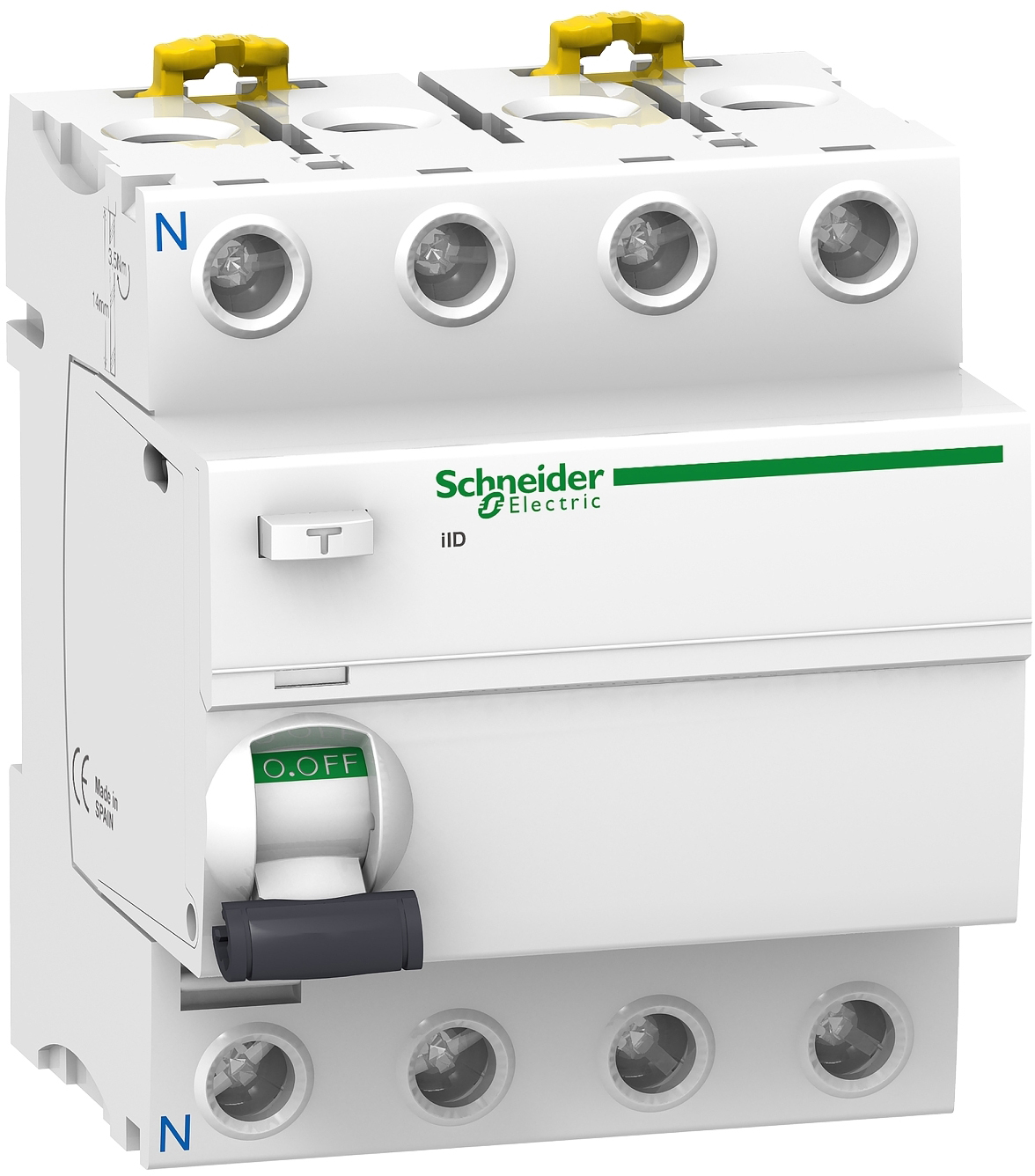 Дифференциальное реле (УЗО) Schneider Electric Acti9 iID 4P 63A 100mA A (A9R22463)