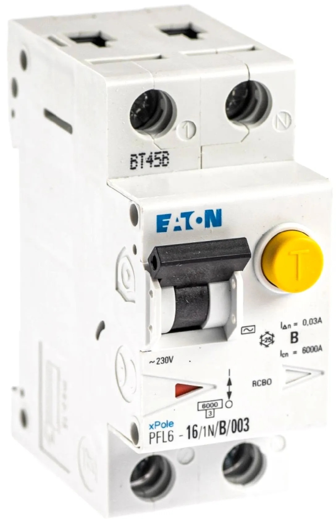 Дифференциальный автоматический выключатель Eaton PFL6-16/1N/B/003 (286431)