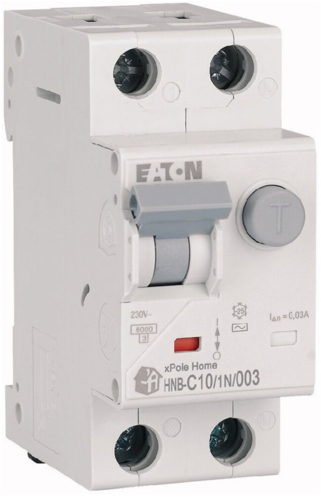 Инструкция дифференциальный автоматический выключатель Eaton HNB-C10/1N/003 (195125)