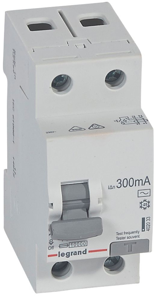 Купить дифференциальное реле Legrand RX3 2P 40А 300mA AC (402033) в Киеве
