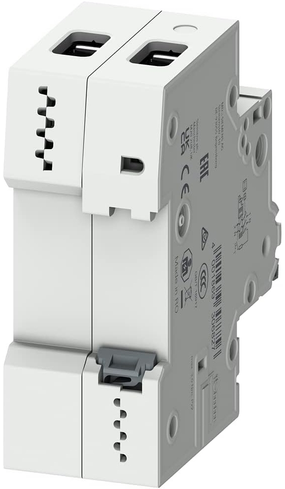 в продажу Диференціальний автоматичний вимикач Siemens RCBO 6kA 1P+N 16A B 30mA АС (5SU1356-0KK16) - фото 3