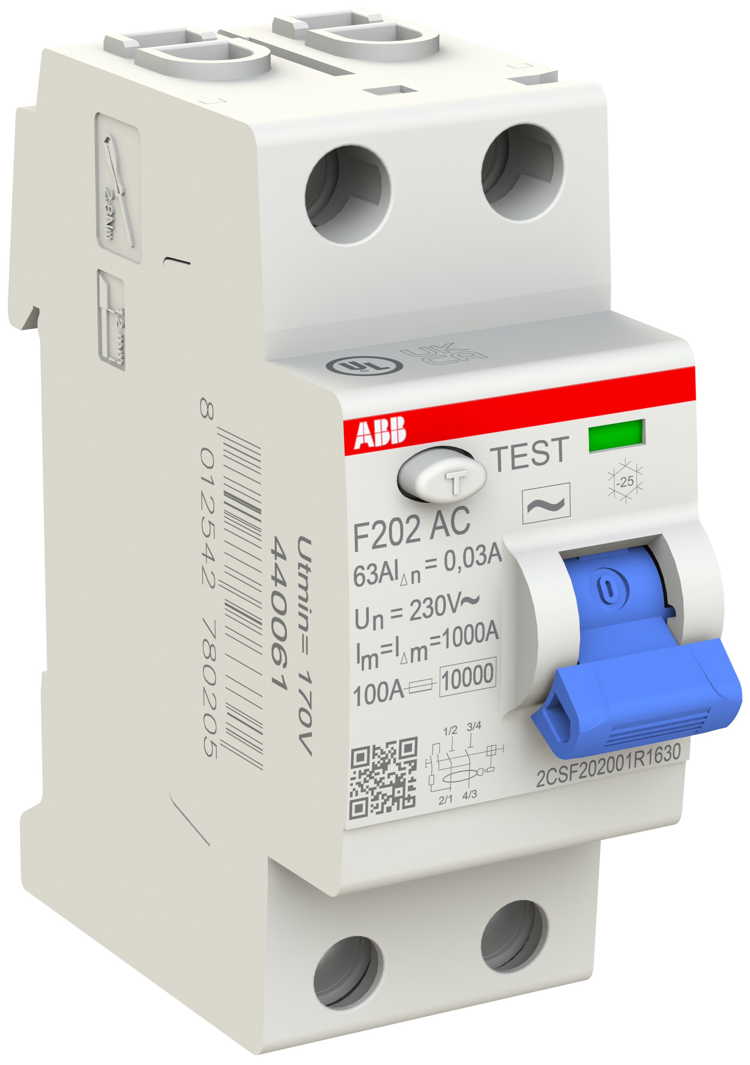 в продаже Дифференциальное реле ABB F202 AC-63/0.03 (2CSF202001R1630) - фото 3