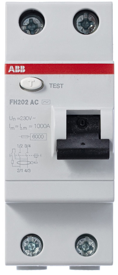 Дифференциальное реле ABB FH202 AC-63/0.03 (2CSF202002R1630) цена 2226 грн - фотография 2