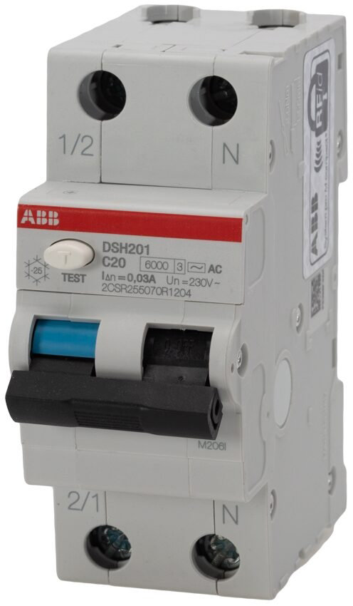 Дифференциальный автоматический выключатель ABB DSH201 C20 AC30 (2CSR255070R1204)