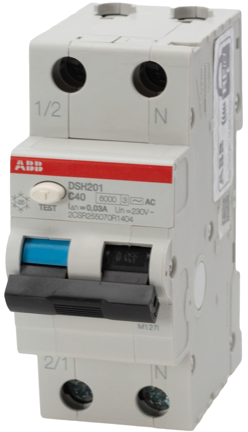 Дифференциальный автоматический выключатель ABB DSH201 C40 AC30 (2CSR255070R1404) цена 2513 грн - фотография 2