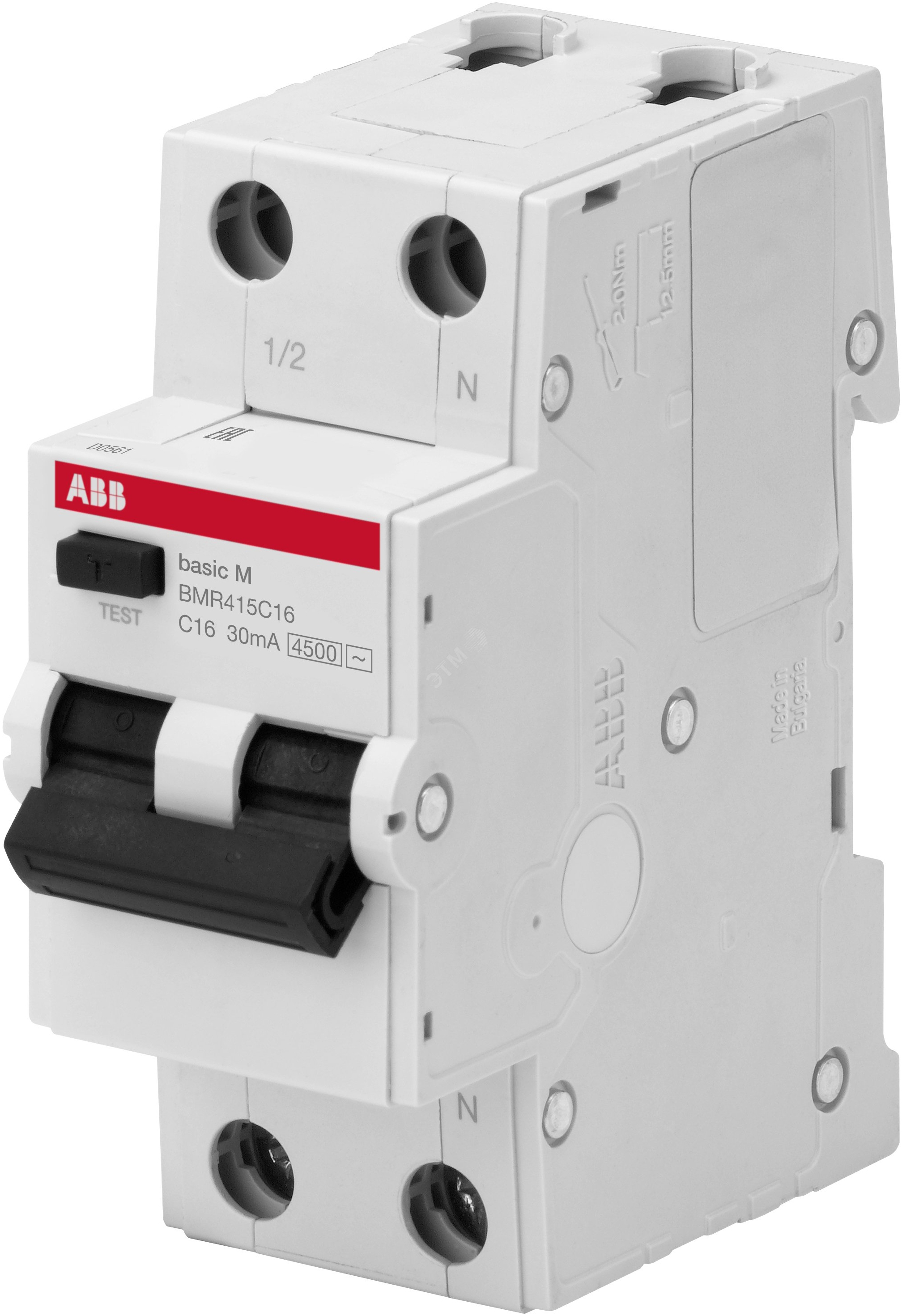 Цена дифференциальный автоматический выключатель ABB Basic M BMR415C16 (2CSR645041R1164) в Киеве