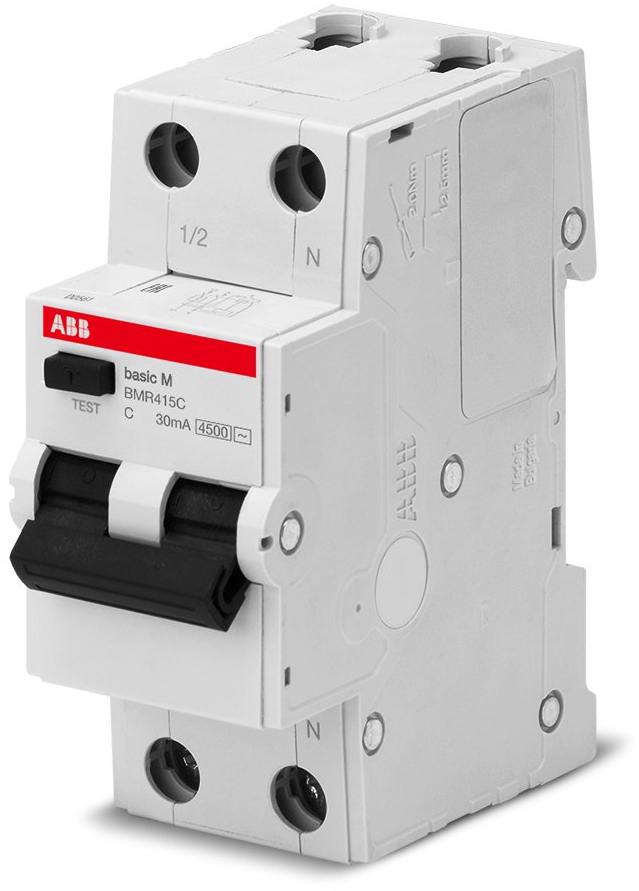 Дифференциальный автоматический выключатель ABB Basic M BMR415C20 (2CSR645041R1204)