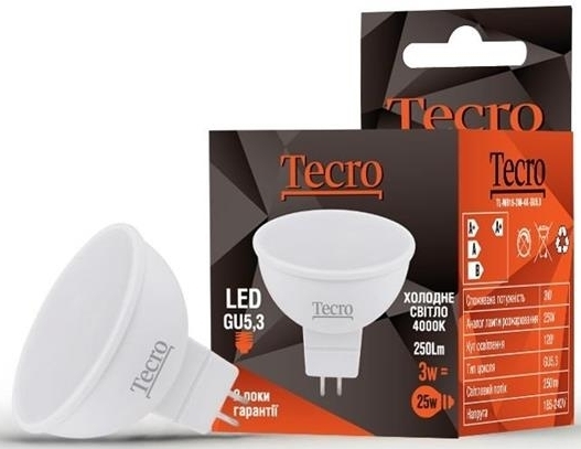 Tecro 3W GU5.3 4000K (TL-MR16-3W-4K-GU5.3)