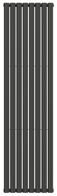 Радіатор для опалення Navin Ellipse Double 480x1800-8, чорний (02-245033-4818)