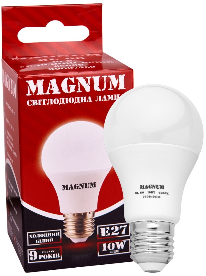 Лампа Magnum BL 60 10W 6500K E27 (90011745) цена 38 грн - фотография 2