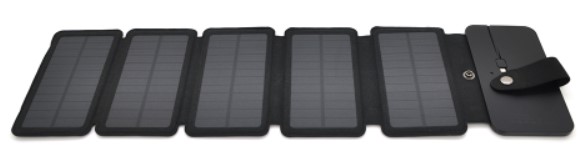 Voltronic Solar panel 5 Foldings, Black (26933)
