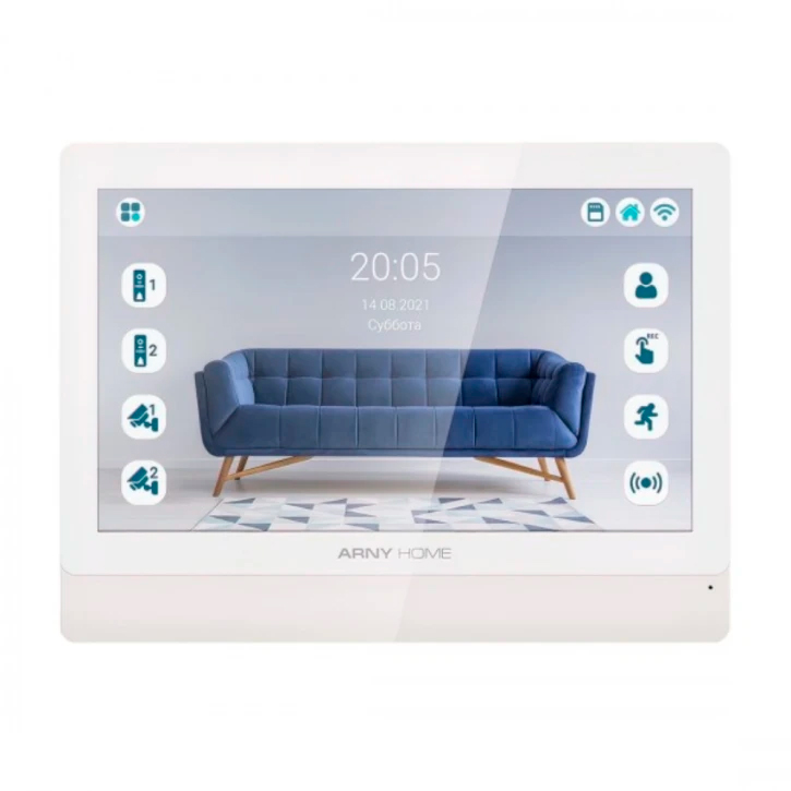 Видеодомофон ARNY AVD-950A 2MPX Wi-Fi White цена 11109 грн - фотография 2
