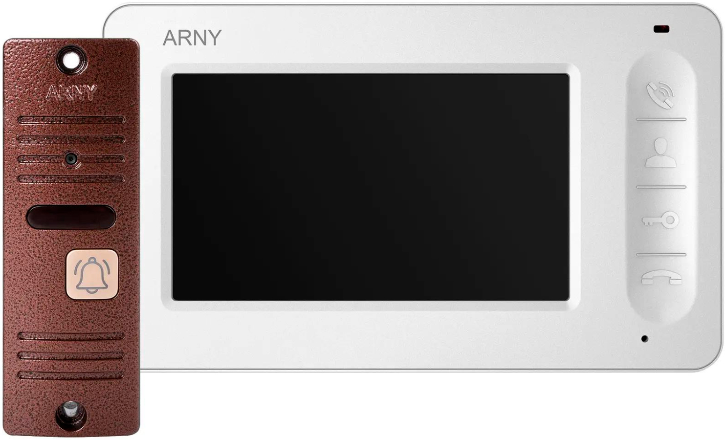 Комплект відеодомофону ARNY AVD-4005 White/Copper