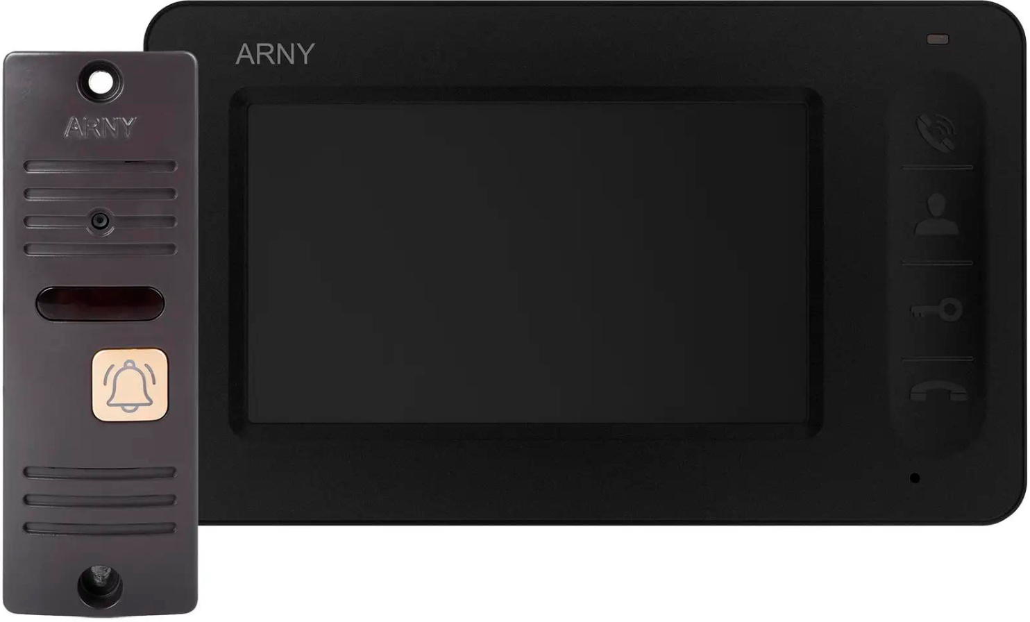 Комплект видеодомофона ARNY AVD-4005 Black/Brown