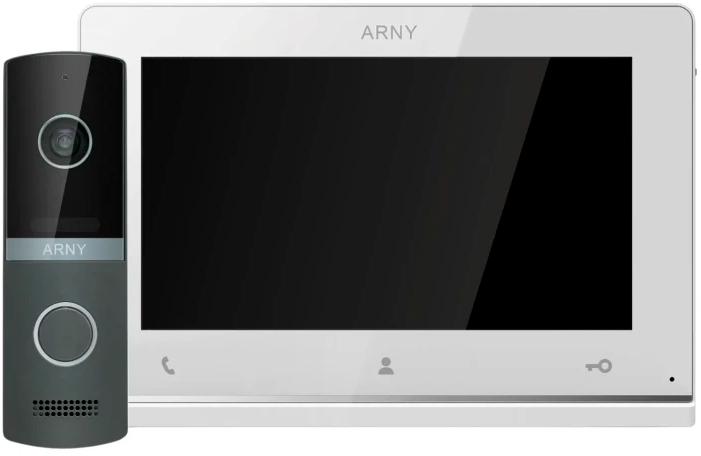 Комплект видеодомофона ARNY AVD-7121 White/Graphite