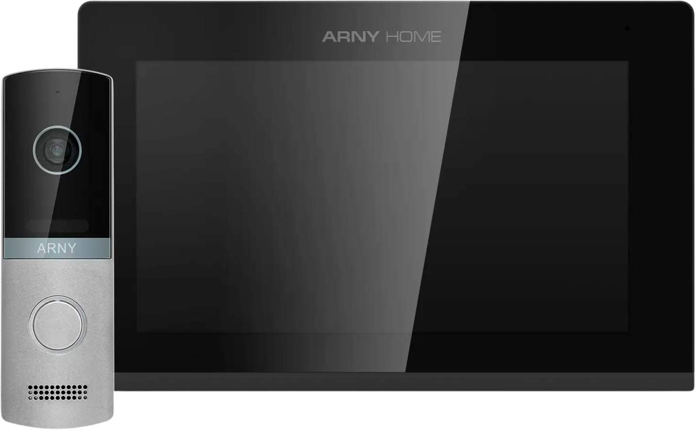 Комплект видеодомофона ARNY AVD-7421А Black/Silver