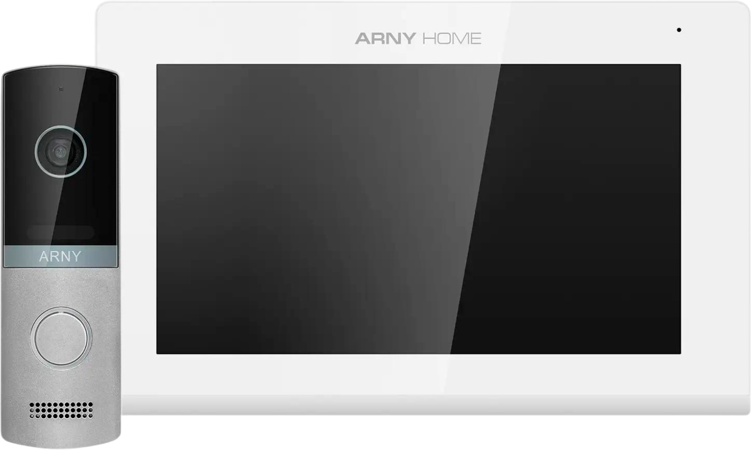 Комплект відеодомофону ARNY AVD-7421А White/Silver